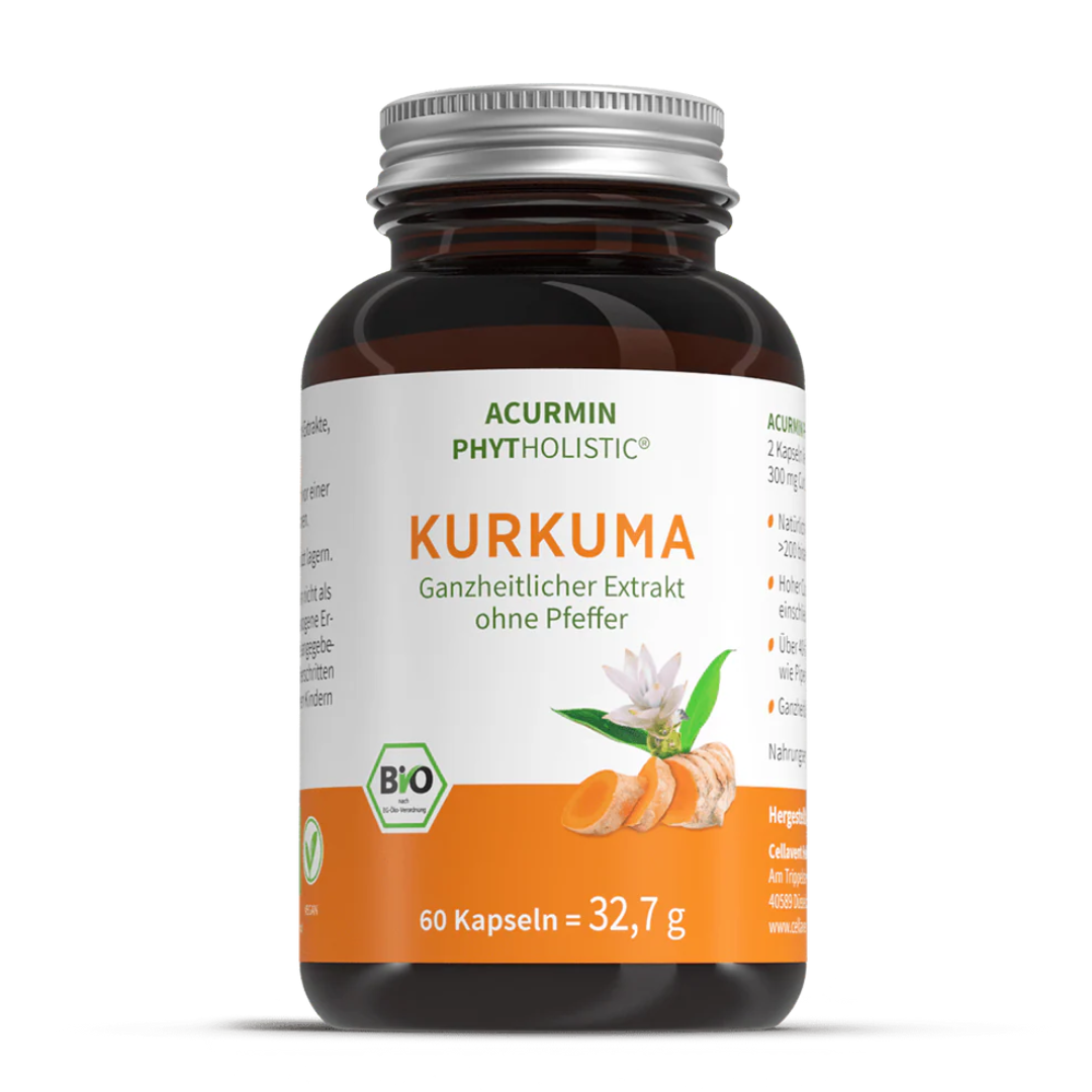 Био Куркума Acurmin Phytholistic, 60 капсули