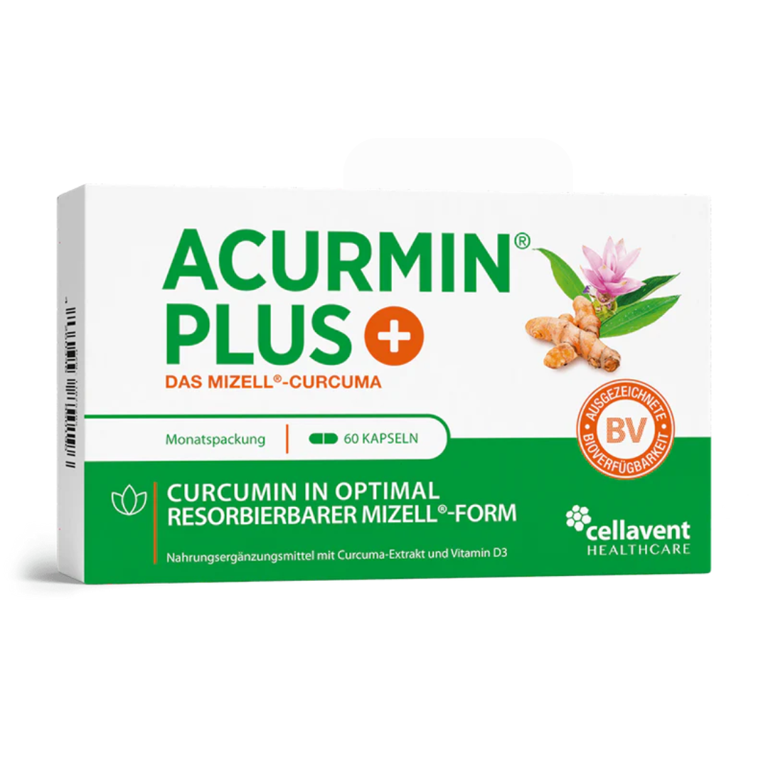 Acurmin PLUS® Мицеларни капсули с куркума®, 60 капсули