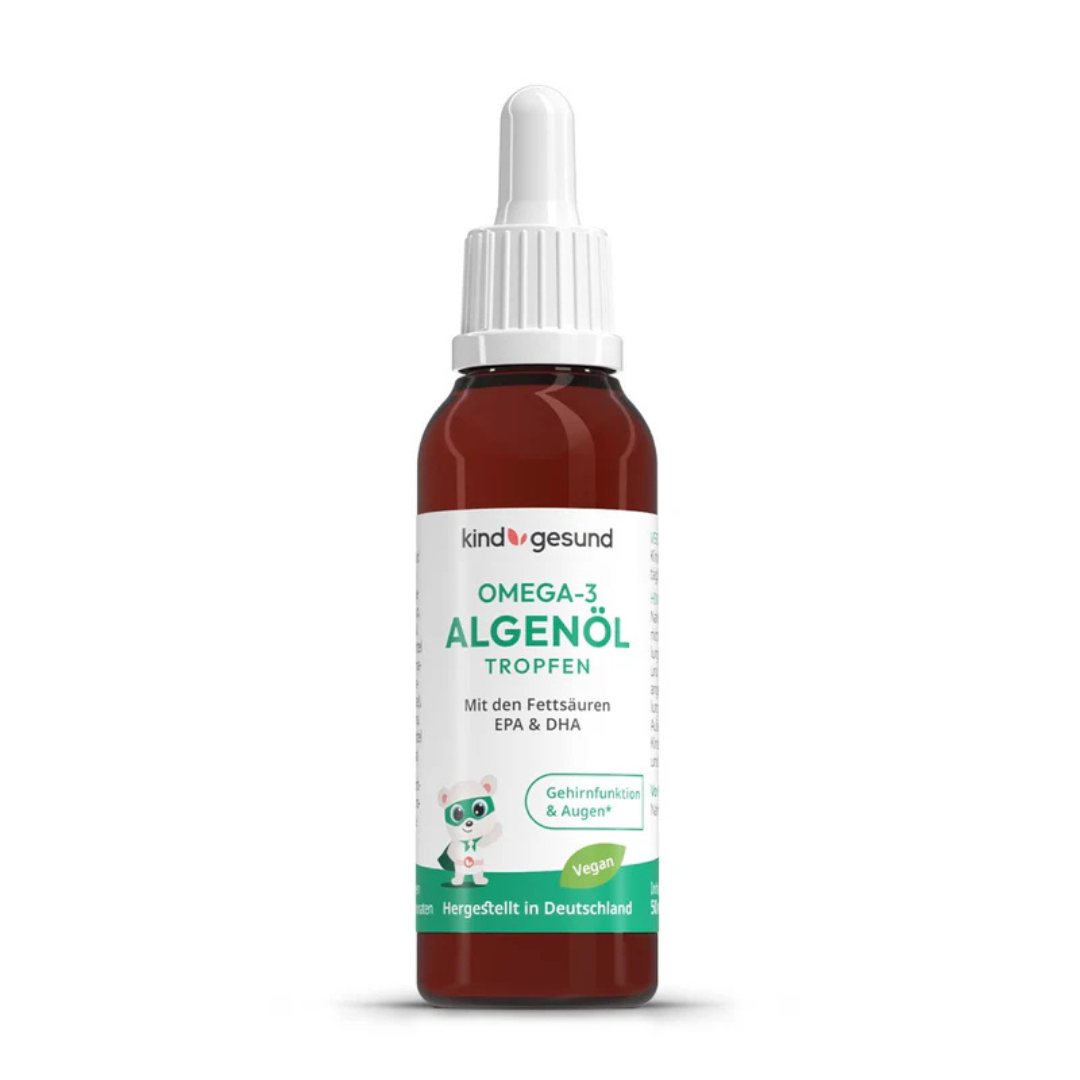 Масло от водорасли капки Омега-3 за деца, 50 ml.